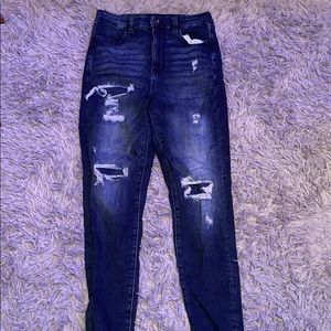 American Eagle Ultra High Rise Ripped Jeans